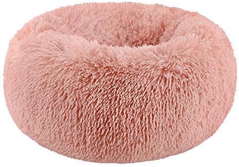 Cat Bed for Indoor Cats, Mini Plush Self Warming Kitten Bed, 20 Inch by BODISEINT