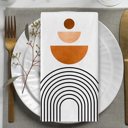 Modern Geometric Kitchen Dish Towels Set of 2 - Image 5