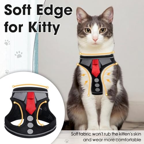 Cat Harness and Leash Set for Walking Escape Proof Vest for Kitten - Image 3