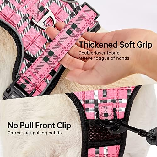NESTROAD Dog Harness for Small Sized Dog, No Pull Dog Vest Harness Set - Image 3
