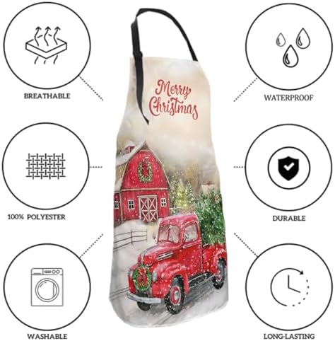 Giwawa Apron Unisex Resistant 33 x 28 inches - Image 6