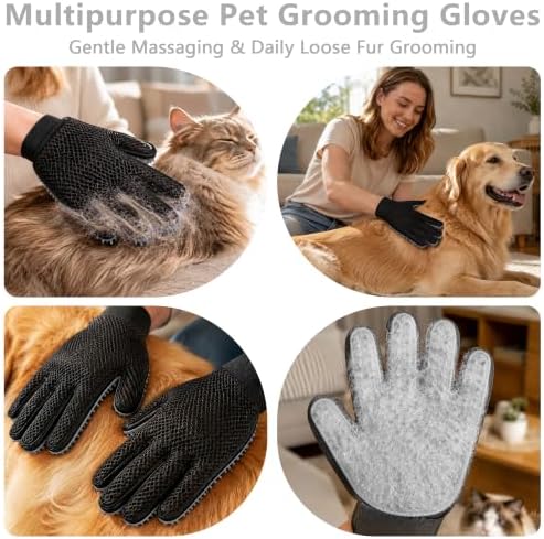 Pet Hair Removal Glove with Silicone Tips - Image 6