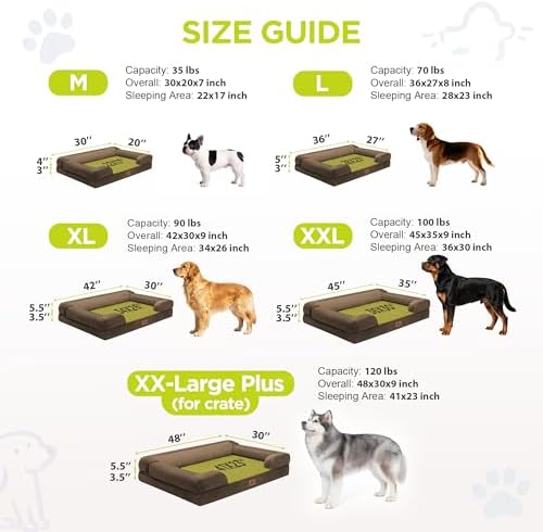 Waterproof Orthopedic Dog Bed for Medium Large Sized Dogs - Image 4