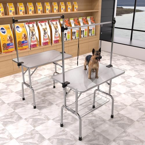 46" Dog Grooming Table Foldable Pet Grooming Tables - Image 4