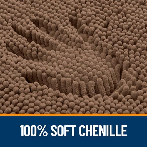 OLANLY Bathroom Rugs 36x24, Extra Soft Absorbent Chenille Bath Rugs - Image 3