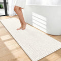 OLANLY Thick Chenille Bathroom Runner Rugs 59x20, Absorbent Bath Mat by OLANLY
