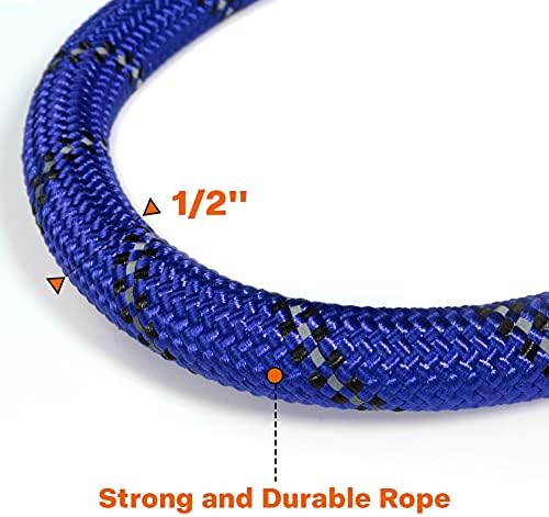 Taglory Rope Dog Leash for Medium Large Dogs, 4 FT Padded Handle - Image 3