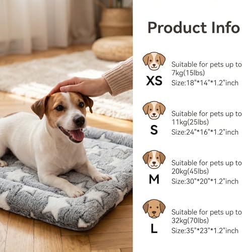 Dog Bed Mat - Reversible Dog Crate Bed Mats, Soft & Breathable Kennel Pad - Image 4