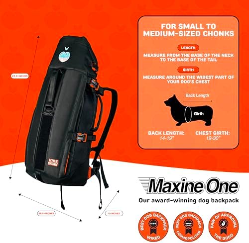 Little Chonk Maxine One Dog Backpack Carrier - Image 6