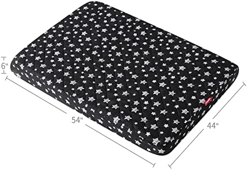 Waterproof Dog Bed Covers Replacement Lovely Black Star Print, 44x54 Inches - Image 6