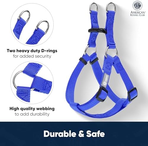 AKC Step-in Dog Harness – Adjustable Solid Color Vest - Image 2