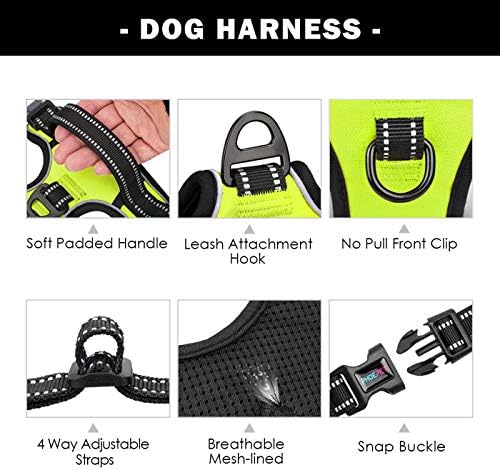 PHOEPET No Pull Dog Harnesses for Small Dogs Reflective Adjustable - Image 4