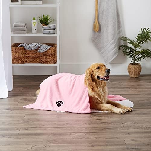 Bone Dry Pet Grooming Microfiber Towel, Embroidered Collection - Image 5