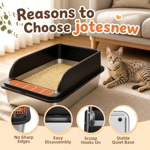 Jotesnew Stainless Steel Cat Litter Box - Image 6