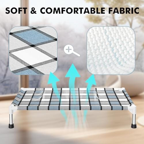 Caghash Elevated Outdoor Raised Dog Bed, Lifted Dog Cot - Image 2