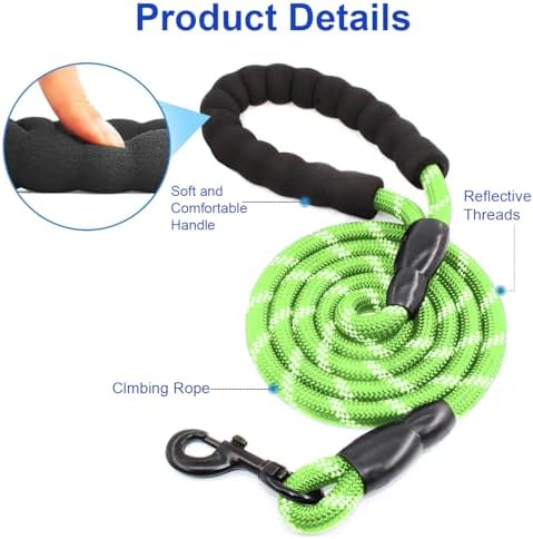 Double Dog Leash, No Tangle Dual Leash, 360° Swivel Tangle Free Bungee - Image 3