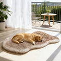 Faux Fur Dog Bed Rug for Large Dogs, Orthopedic Thick Foam 50"x30" by Unknown