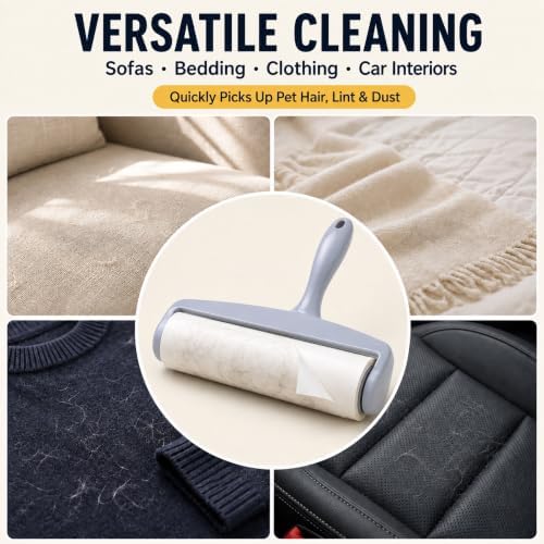 8 Inch Extra Sticky Large Lint Roller - Image 5