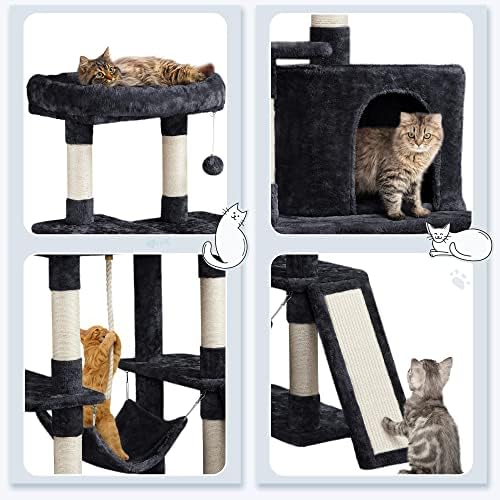 Yaheetech 63in Sturdy Large Cat Tree - Image 3