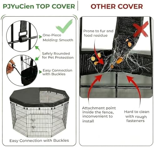 PJYuCien Octagonal Playpen Top Cover - Image 4