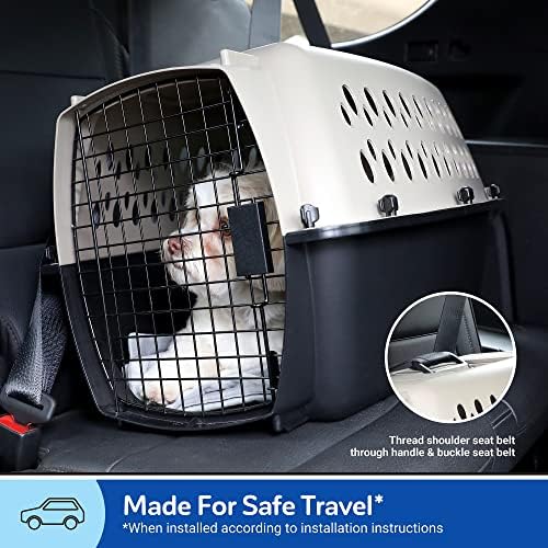 Petmate Vari Dog Kennel, 10 to 20lbs, Taupe and Black - Image 5