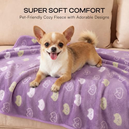 Luciphia 3 Pack Cute Cat Blankets Cozy Small Throw - Image 3