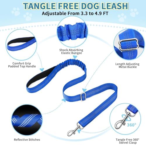 Lukovee Small Dog Harness and Leash Set, No Pull Soft Padded Vest - Image 3