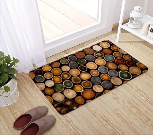 Memory Foam Bath Mat Flannel Non-Slip Floor Carpet 29x17in by WODEJIA
