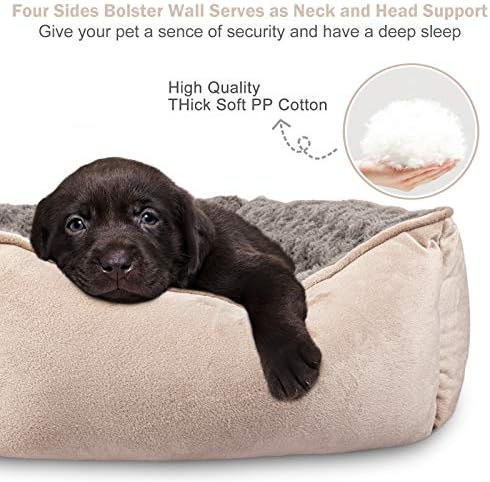 JOEJOY Rectangle Dog Bed for Large Medium Small Dogs - Image 2