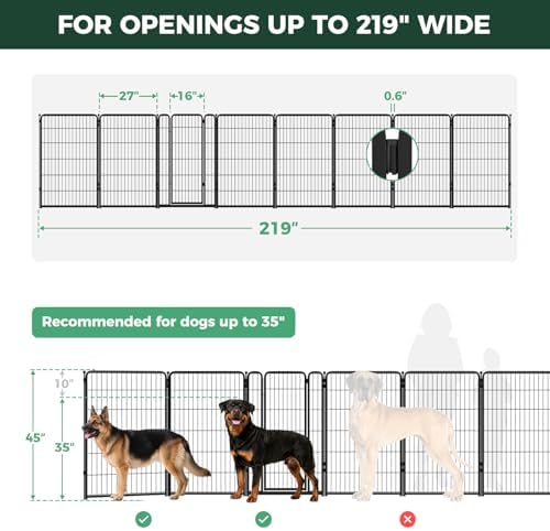 FXW Dog Gate, Extra Wide Adjustable - Image 6