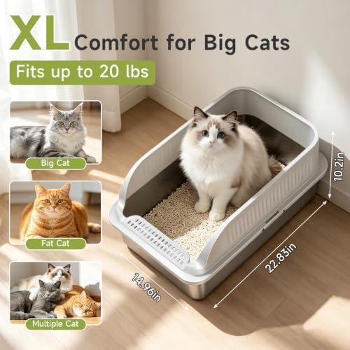 Stainless Steel Cat Litter Box - Image 2