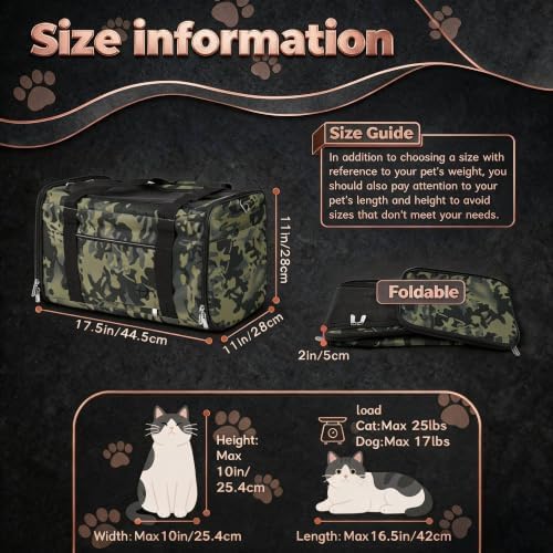 YUDODO 25lbs Cat Carrier Lightproof Soft Sided Pet Carrier - Image 4