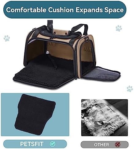 PETSFIT PET Carrier for Cat, Small Dogs, Dog Carrier Airline Approved, TSA - Image 5