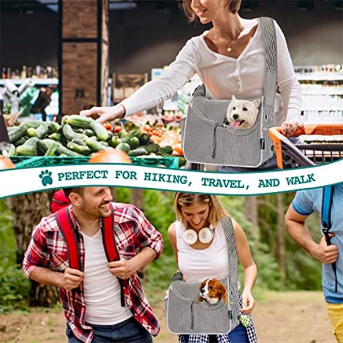 PetAmi Dog Sling Carrier Small Dogs, Hands Free Crossbody Carrier - Image 6