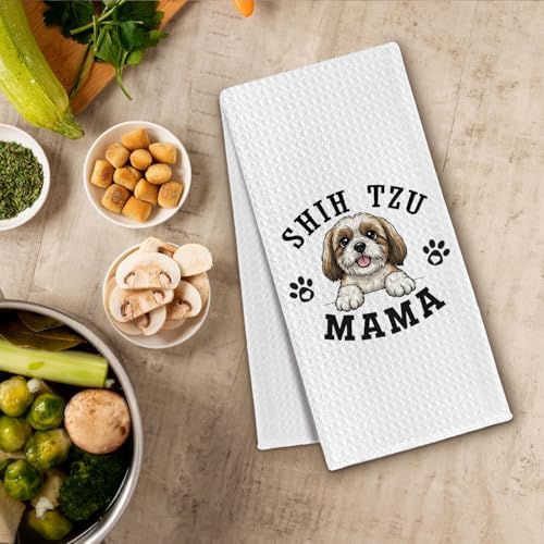 Shih Tzu Kitchen Towels, Dog Mama Shih Tzu Gifts - Image 3