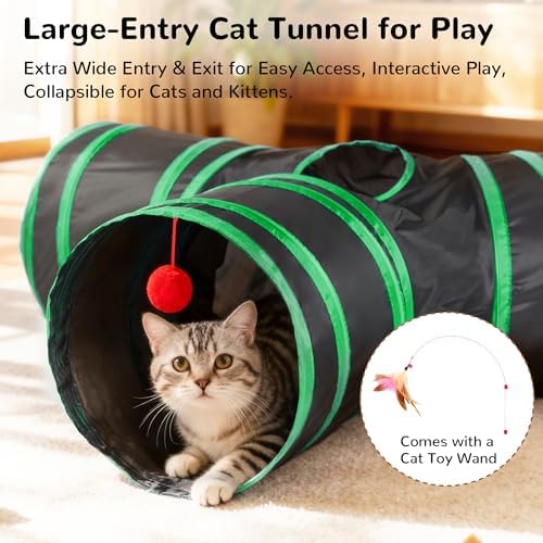 Tempcore Cat Tunnel, 3-Way Collapsible Toy - Image 4