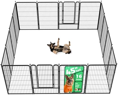 FXW Rollick Dog Playpen, Yard & RV Camping, 16 Panels by FXW