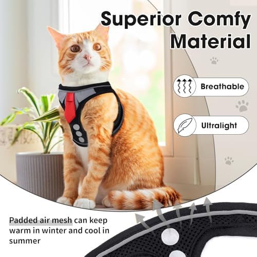 Cat Harness and Leash Set for Walking Escape Proof Vest for Kitten - Image 3