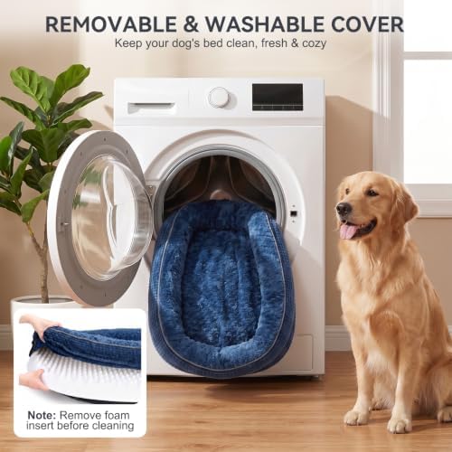 JOEJOY Orthopedic Dog Bed for Large Dogs, Egg-Crate Memory Foam Pet Bed - Image 5