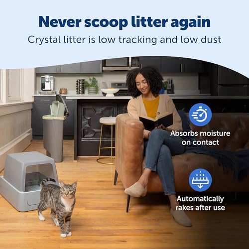 PetSafe ScoopFree Crystal Smart Self-Cleaning Litter Box, Front-Entry - Image 5