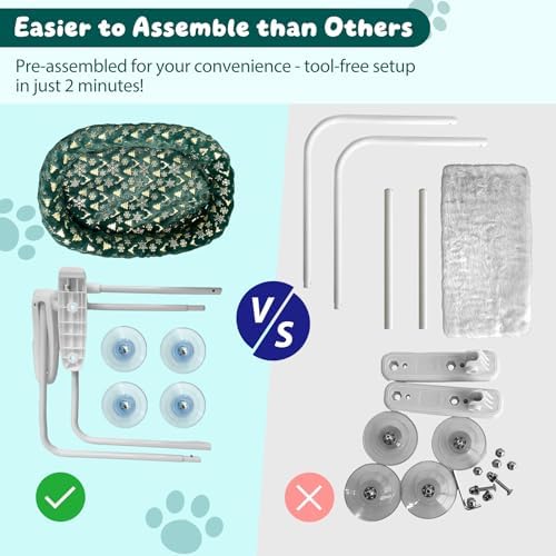 L&W BROS. 2-Pack Foldable Cat Window Perches - Image 4