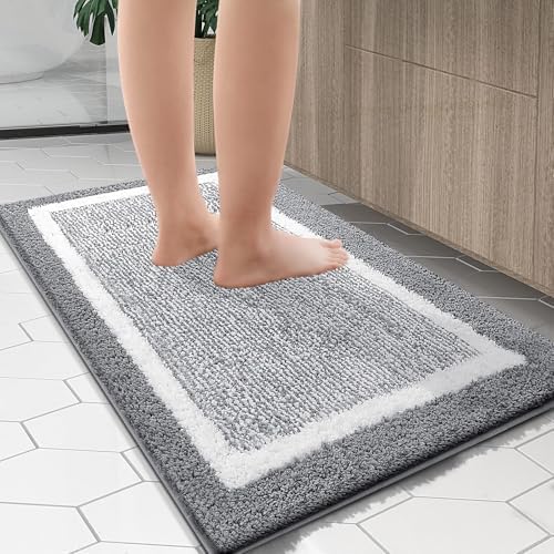 OLANLY Large Bathroom Rugs 44x32, Soft Absorbent Microfiber Bath Rugs - Image 6