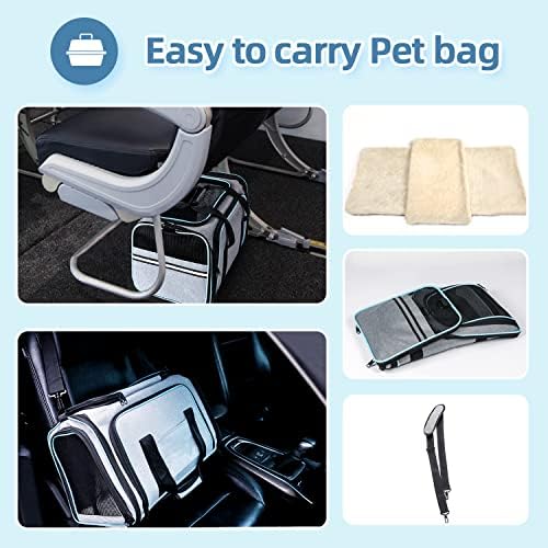 Cat Dog Airline Approved Expandable Pet Carrier - Image 5