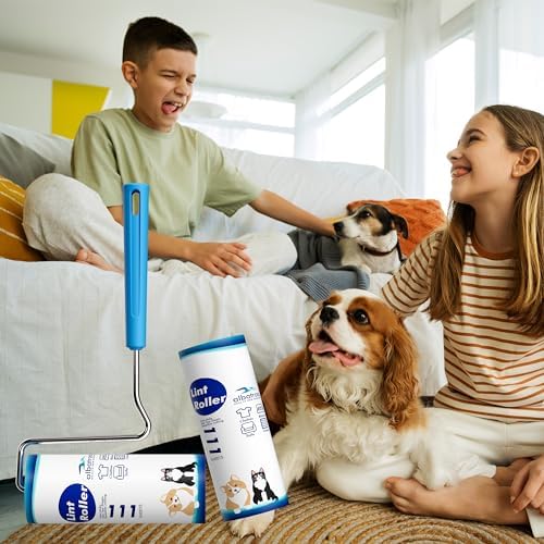 Large Surface Extra Sticky Lint Roller, 6.3''Wide Roller - Image 6