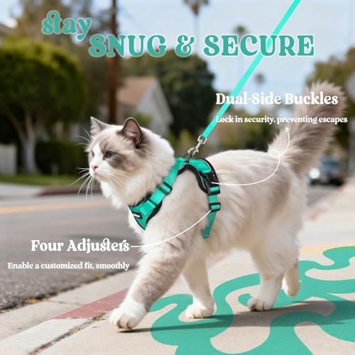 rabbitgoo Cat Harness and Leash Set, Escape Proof Vest - Image 6