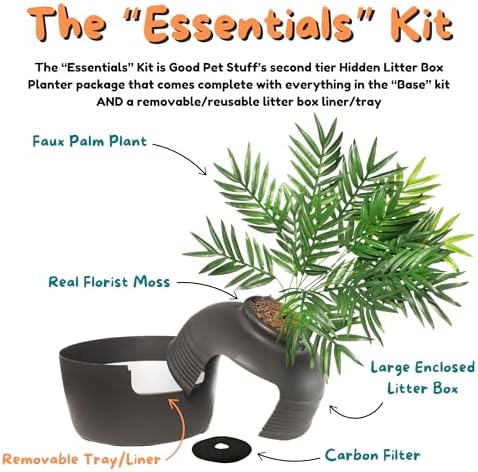 Good Pet Stuff Original Hidden Litter Box Planter, Decorative Cat Litter - Image 6