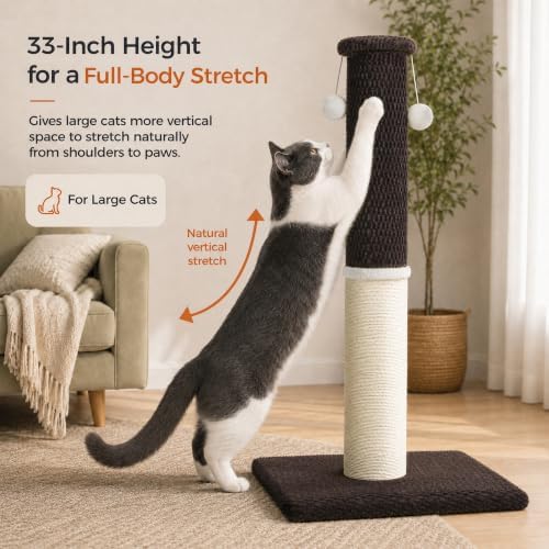 Made4Pets Tall Cat Scratching Post - Image 2