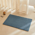 TYUU Waffle Bath Mat, Boho Bathroom Rugs Non Slip, 30x20 Denim Blue by TYUU