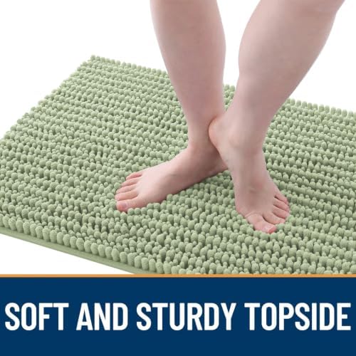 OLANLY Dog Door Mat for Muddy Paws 40x32, Ultra-Absorbent Chenille Mud Mat - Image 3