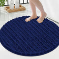 Smiry Bathroom Rugs Round 24X24, Extra Soft Rubber Backing Bath Mats by Smiry